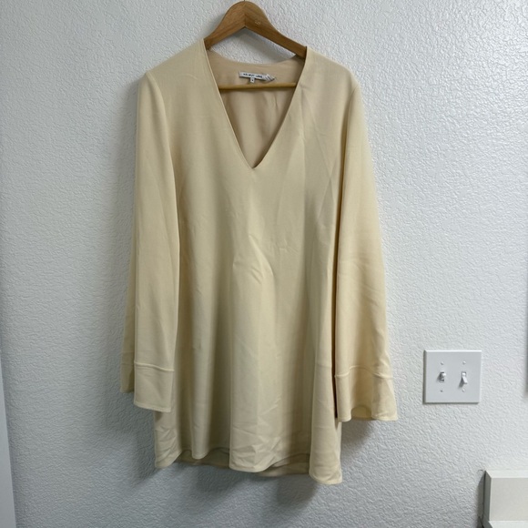 Helmut Lang Pale Yellow A-Line Shift Dress – Size Medium - Picture 1 of 5